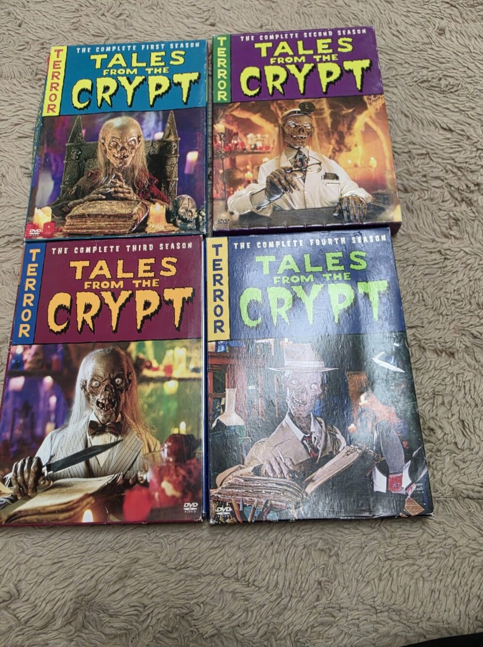 Tales from the Crypt Complete Seasons DVD Box Set, Seasons 1, 2, 3, 4